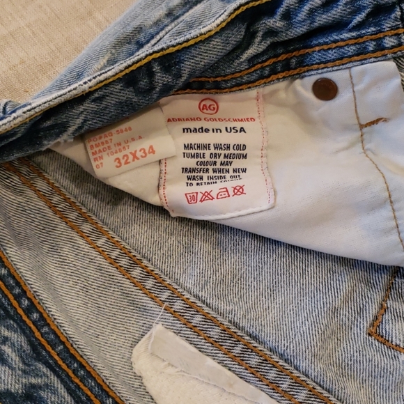 AG Fillmore destroyed/repaired jeans - Picture 6 of 6